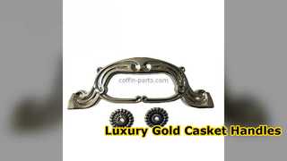 Premium Gold Casket Handles European Style Funeral Hardware
