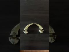 Premium Zinc Alloy Coffin Handle TX F03 Gold Finish