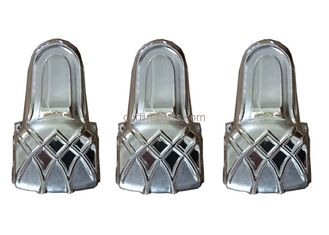PP Or ABS  Material Funeral  Coffin Decorative Coffin Parts  With Steel Bars