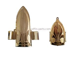 Plastic Funeral Accessories Suppliers , Gold Color Casket Accessories 17kg / 16kg