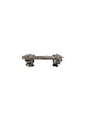 Decorative Antique Brass Coffin Handles / Coffin Fittings Europe Style