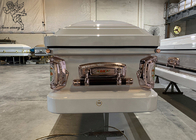 ISO9001 Decorable Stainless Steel Casket Customizable For Funeral Arrangements