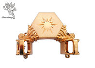 Brass Personalized Coffin furniture Casket Corner with Star PP Material