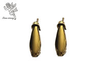 Antique Brass Color Casket Handle Hardware , Coffin Accessories Iron Material