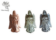Gold Silver Copper Angel Coffin Fittings , Angel 002# Coffin Corner PP Plastic