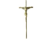 Casket Surface Decoration Funeral Crucifix  , 37 × 13.7 Cm  Gold Jesus Casket Cross