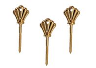 Gold 1# Coffin Screw Coffin Fittings Casket Surface Decoration For Casket Fastening