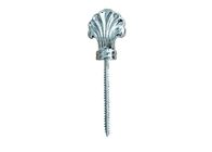 Silver Plastic And Metal Coffin Accessories , Funeral Casket Hardware Screw For Casket Lid