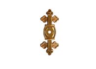 Funeral Coffin Bracket Cross 6# Shape Gold Color PP Recycle Plastic Material