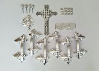 Funeral Decoration Plastic Coffin Handles Sets Gold , Silver And Copper Color
