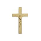 Casket Cross 37×13.7cm Gold Color PP Material Coffin Cross Crucifix