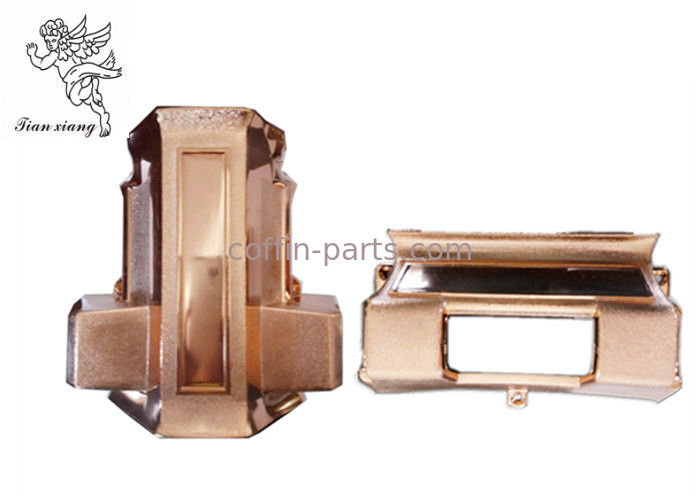 American Style Funeral Coffin Accessories , Customized Copper Casket Hardware Kit