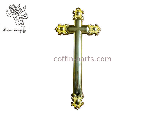 Standard Coffin Crucifix Funeral  Decoration Size 44.8 × 20.8 Cm PP Material