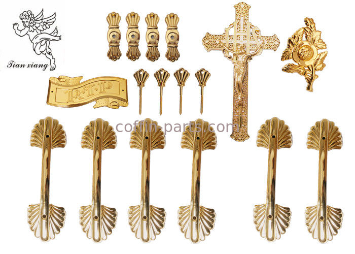 Pale Gold Funeral Plastic Coffin Handles African Style H9003 Customized