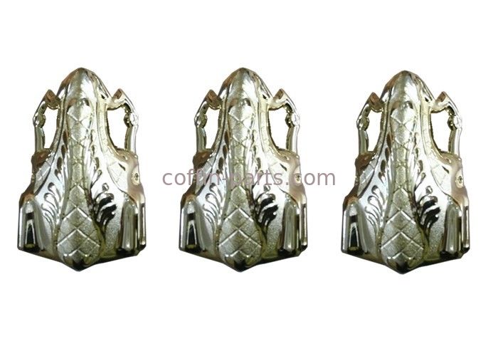 Coffin Decoration Casket Accessories Pale Gold Plastic PP Recycle Material