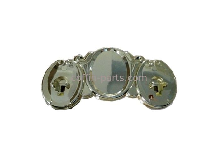 Casket Handles Swing Bar With Plastic Panel And Iron Tubes , Funeral Casket Hardware Wholesale