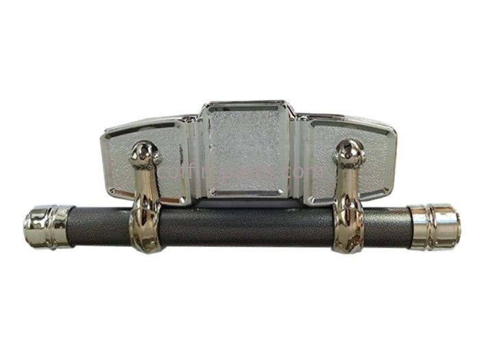 Funeral Silver Casket Handle Hardware , Coffin Surface Casket Accessories  With ABS / PP Panels