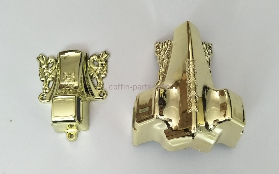 Gold Color Model 3# ABS Plastic Casket Corners