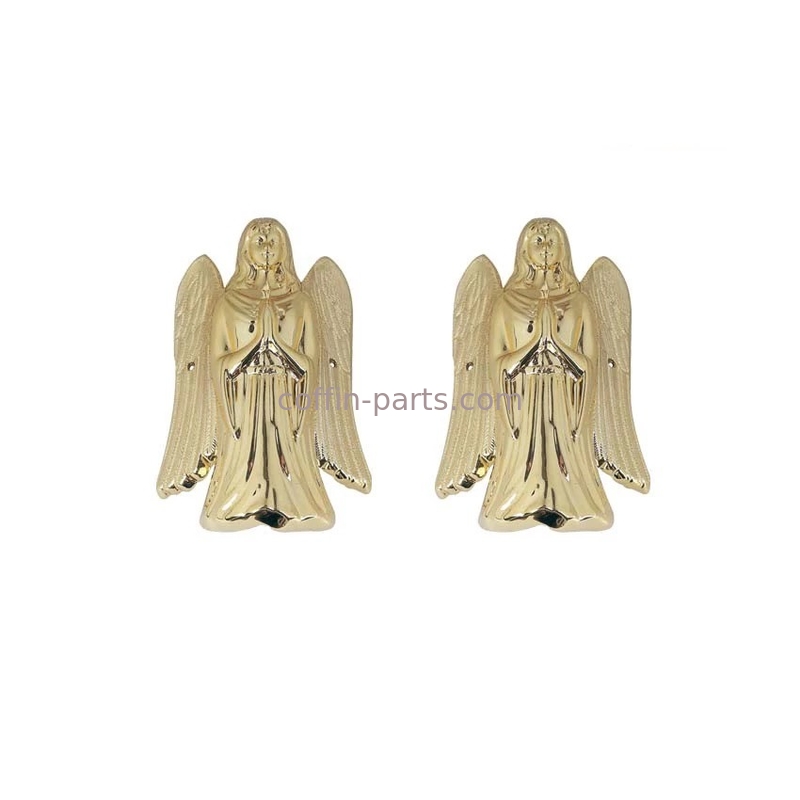 Zinc PP 4pcs Plastic Corner Casket Swing Bar Parts Of A Coffin