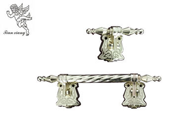Metal Casket Swing Handle Zinc Alloy Material Strong Coffin Hardware European Style