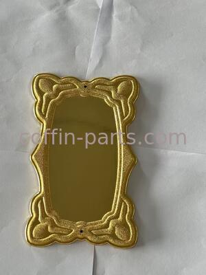 Vintage Curly Ornament Frame Casket Name Plate Coffin Accessories Funeral Hardware Decorative Supplies