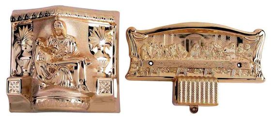 Copper Silver Casket Accessories With Praying Hands Casket Hardware