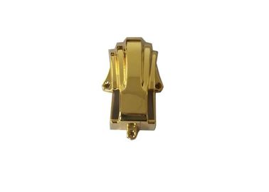 Gold Coffin Fittings Casket Corner Ornamental Plastic Material With Iron Steel Bars