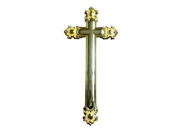 Customized Plastic Coffin Crucifix Funeral Decoration Size 44.8 × 20.8 Cm